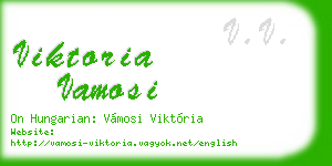 viktoria vamosi business card